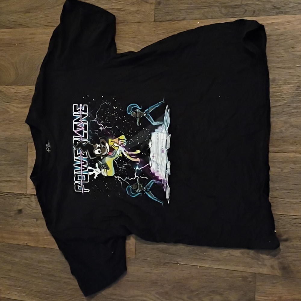 Disney Black Power Line, From Goofy Movie T-Shirt - Picture 5 of 5